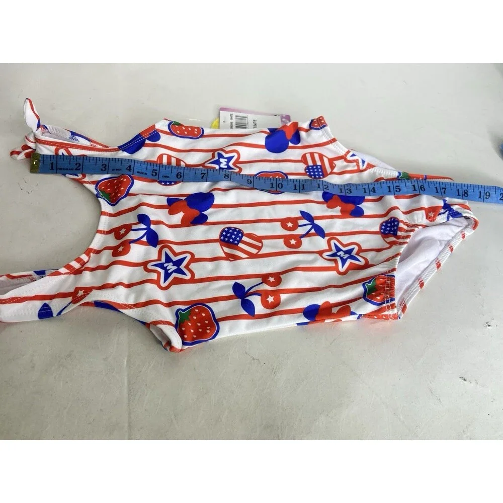Disney Minnie Mouse One Piece Swim Swimsuit Swimwear Toddler Girls Size 5T